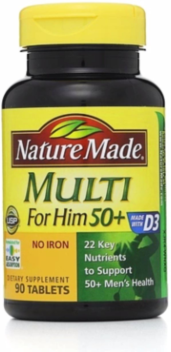 Nature Made Multi for Him 50+ Dietary Supplement 720 Tablets