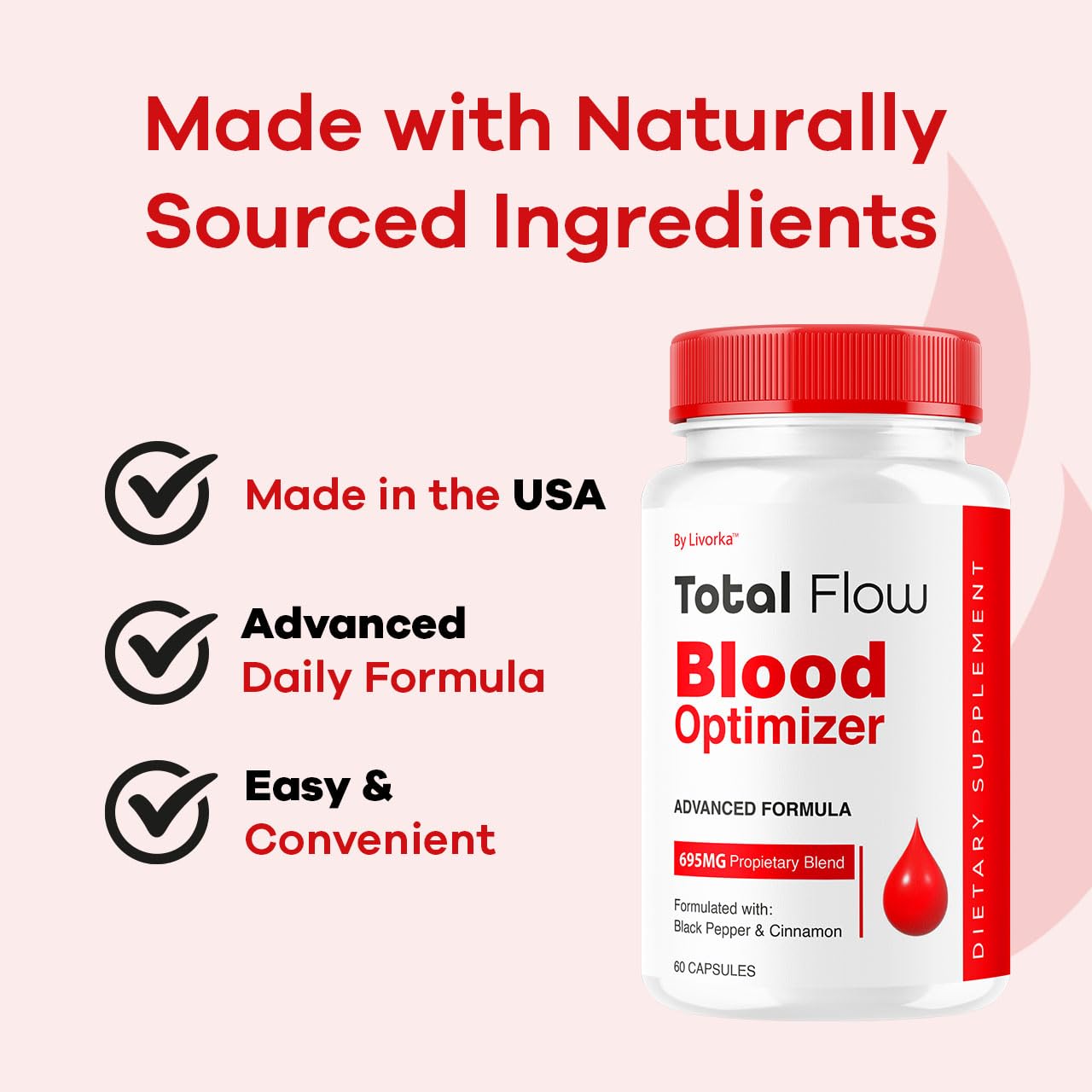 LIVORKA Total Flow Capsules, 300 Capsules
