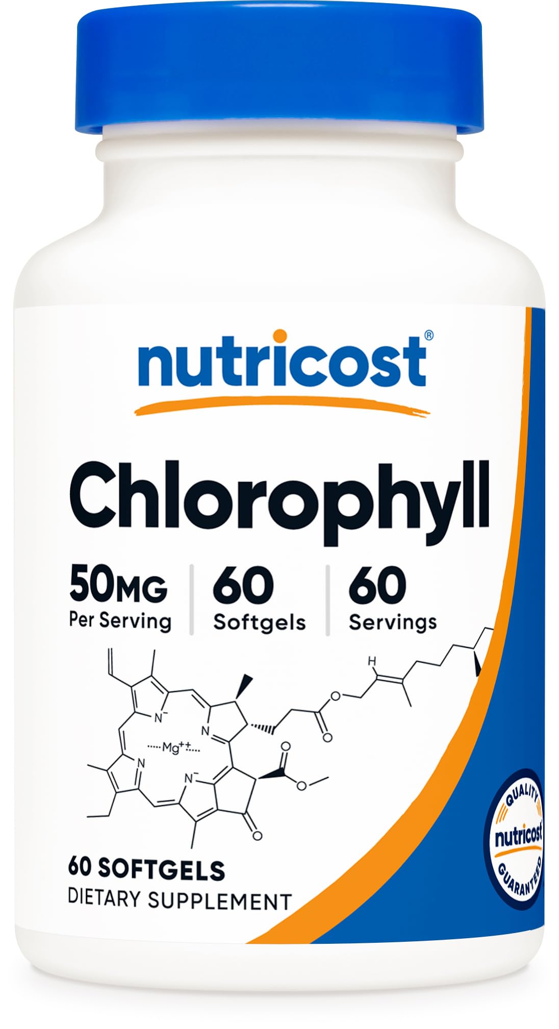 Nutricost Chlorophyll 50mg Softgels, 60 Count