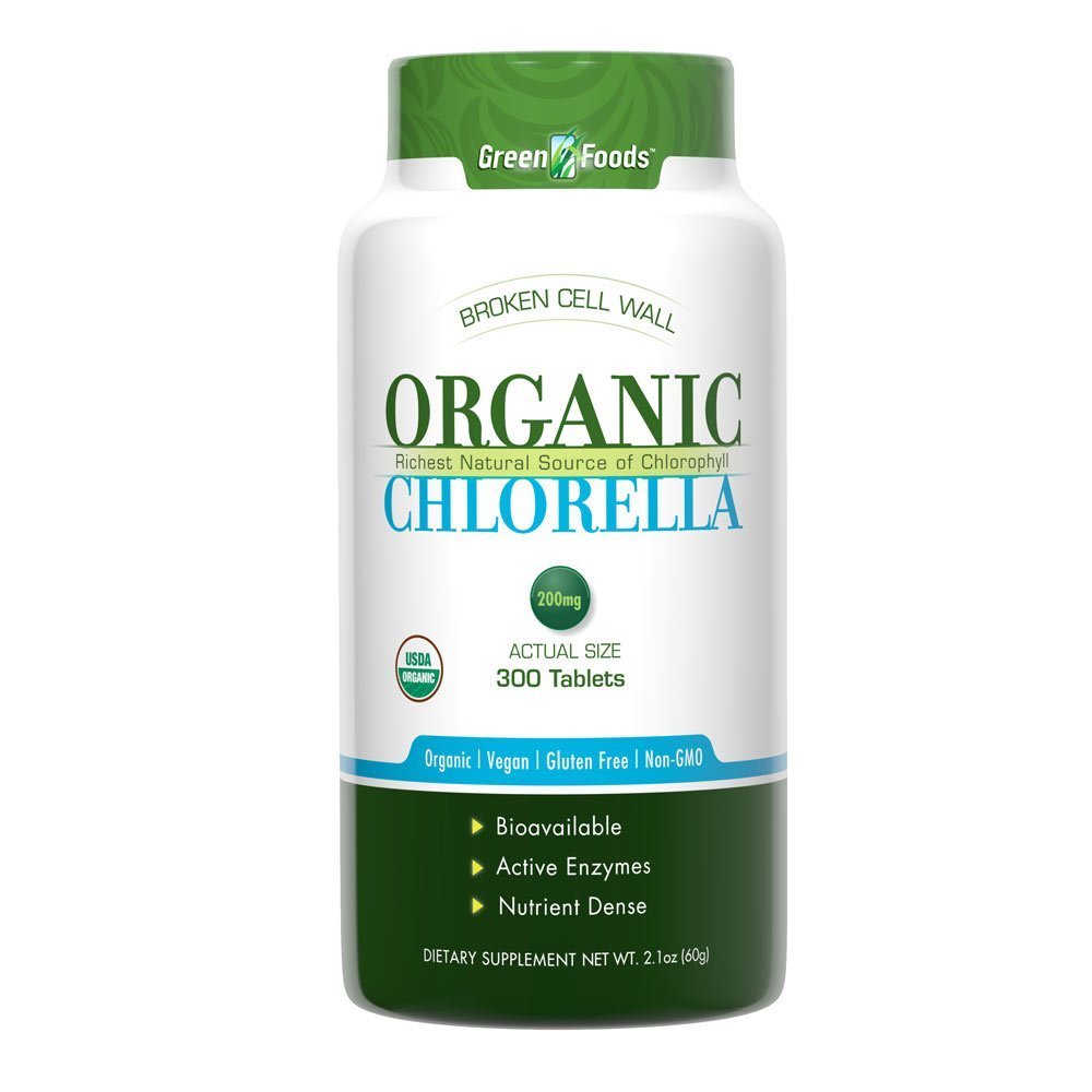 Green Foods Chlorella OG1 200mg, 300 Tablets