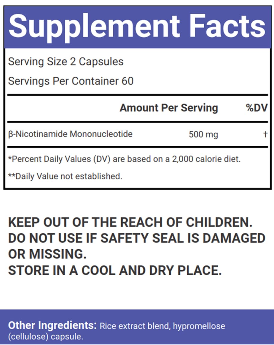 VitaCosmoX Nicotinamide 500mg Vitamin B3 120 Capsules