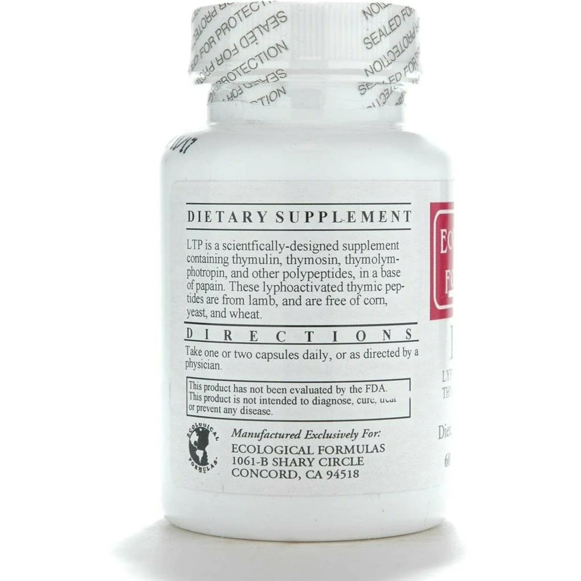 Ecological Formulas LTP 600 mg 60 Capsules