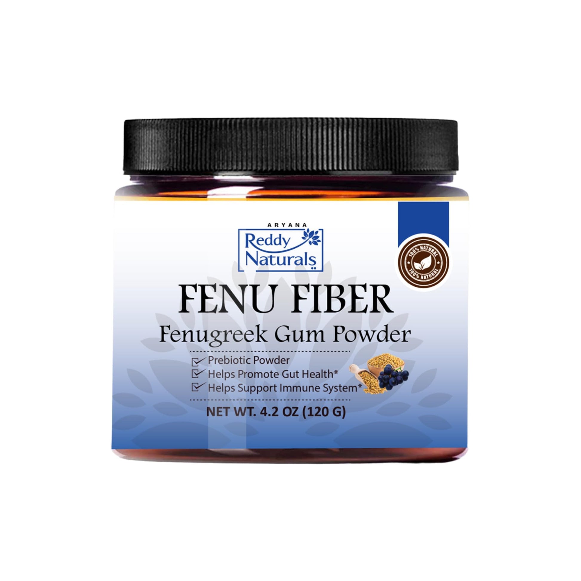 Reddy Naturals Fenu Fiber Pure Fenugreek Powder, 5.29 oz