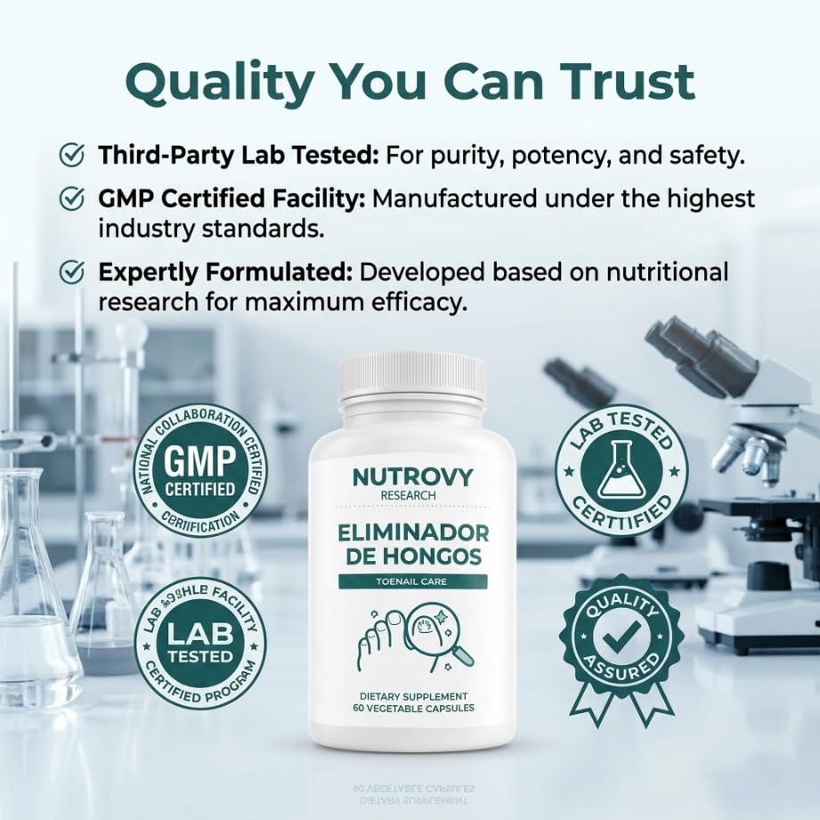 Vitalleap Nutrovy Eliminador De Hongos Softgels, 60 Count