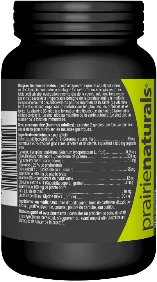 Prairie Naturals UK Ltd Prost Force Prostate Support for Men Softgels 120