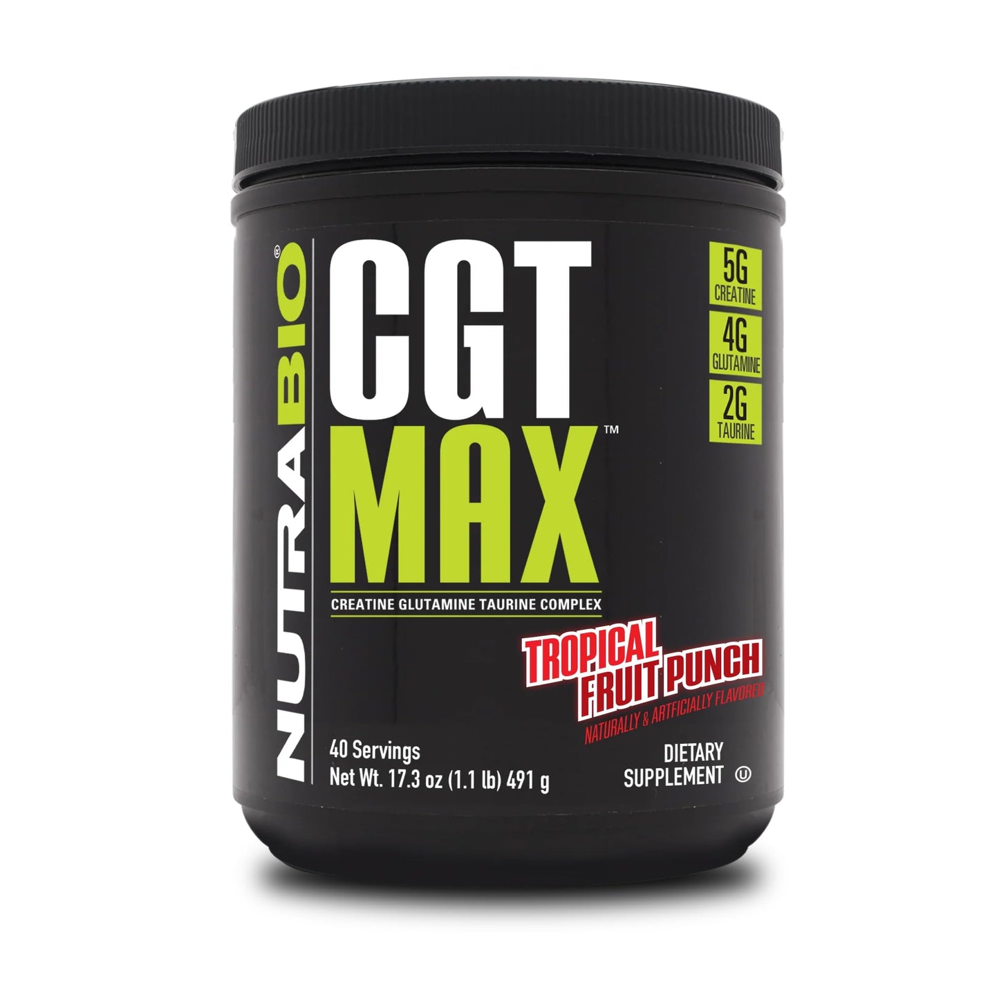 NutraBio CGT-MAX Powder 1.08 lb