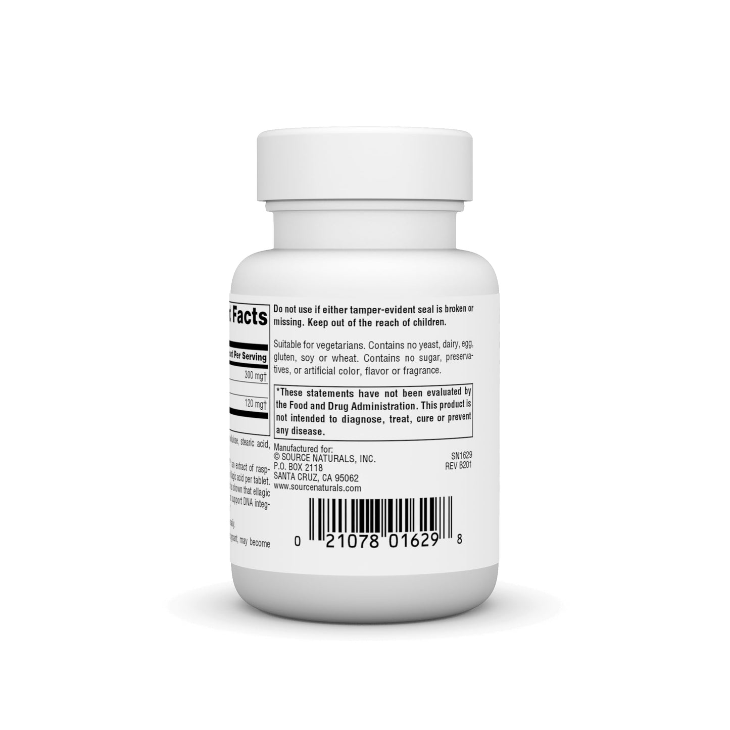 Source Naturals Ellagic Active 300mg Tablet, 30 Tablets