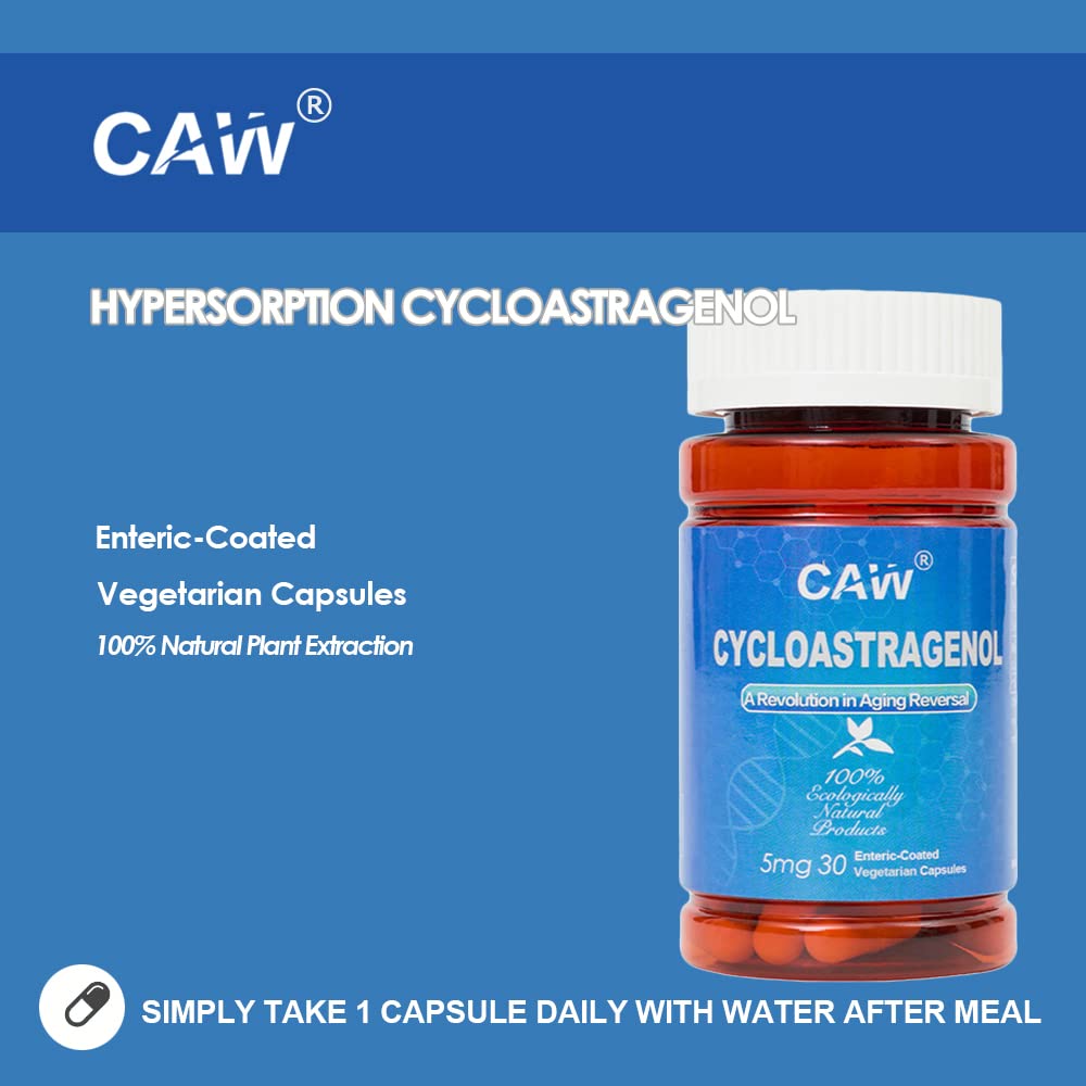 CAW Hypersorption Cycloastragenol 5Mg Capsule, 90 Count