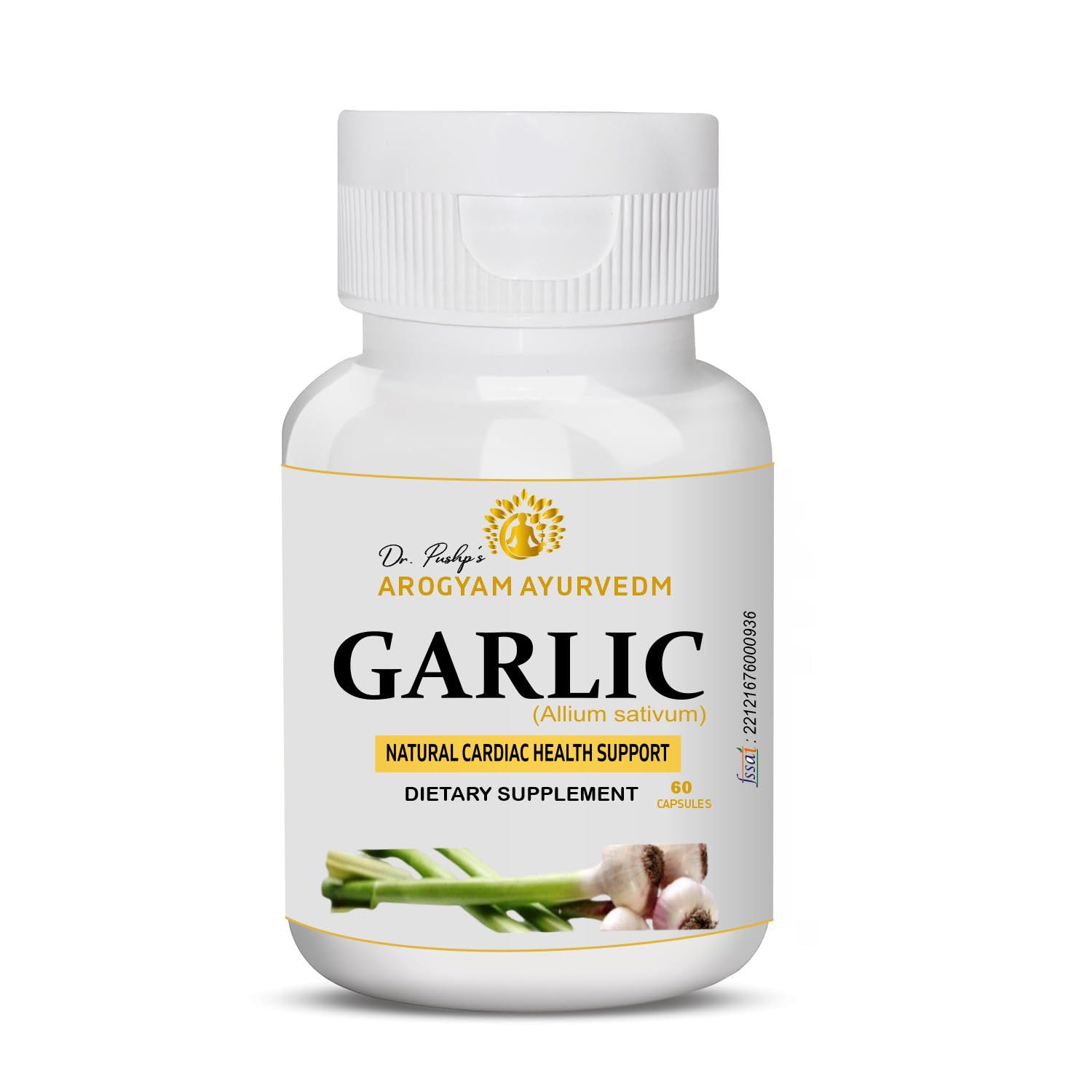 Smaart Health Odorless Garlic Tablets, 60 Count