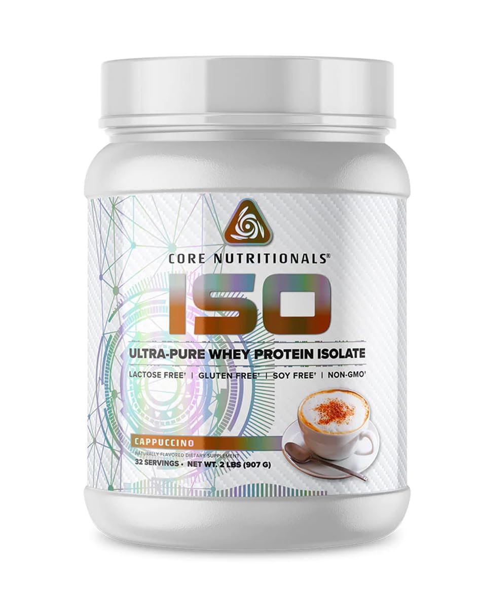 Core Nutritionals Ultra-Pure Isolate Whey Protein Powder, 32 Servings