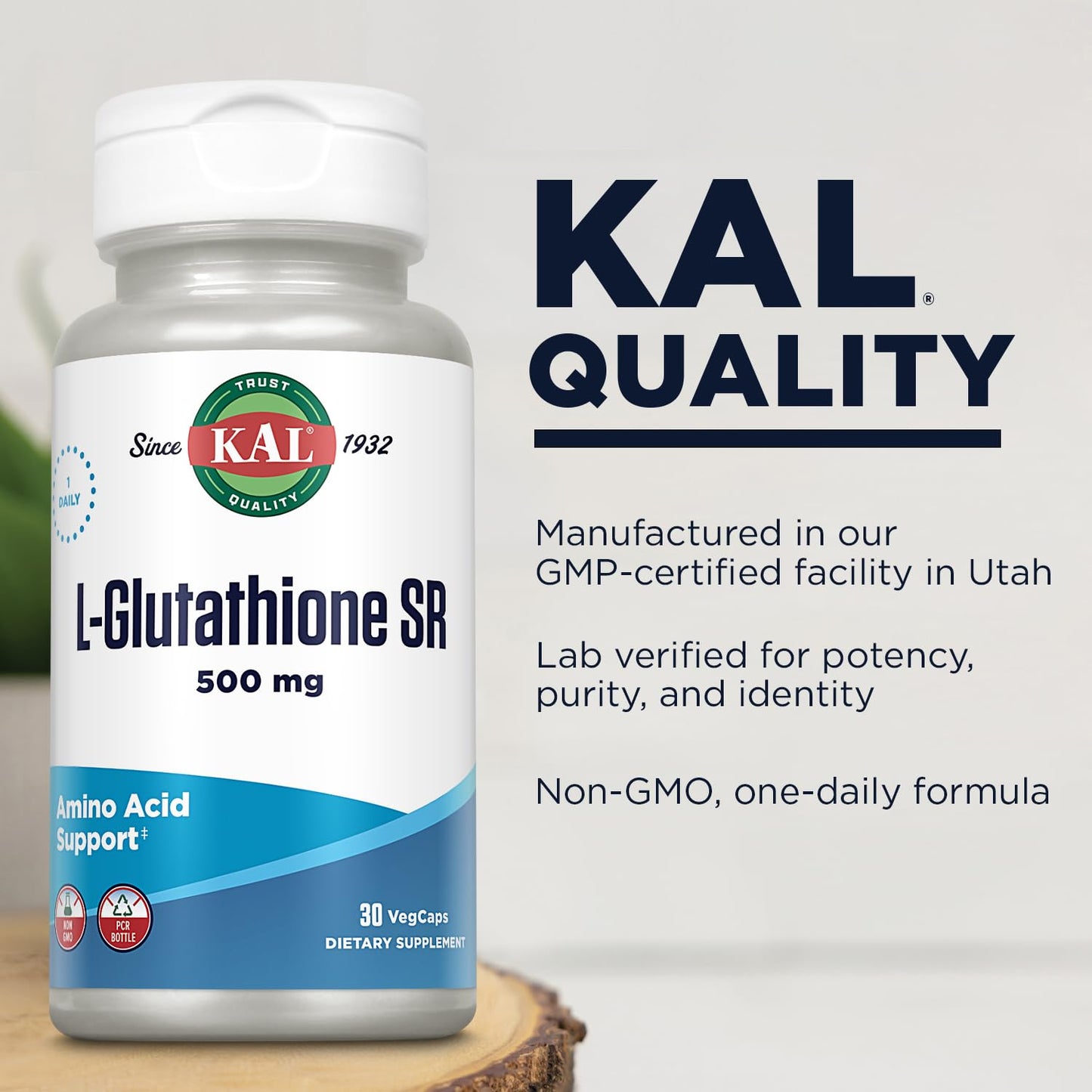 KAL L-Glutathione SR Capsule 30 Count