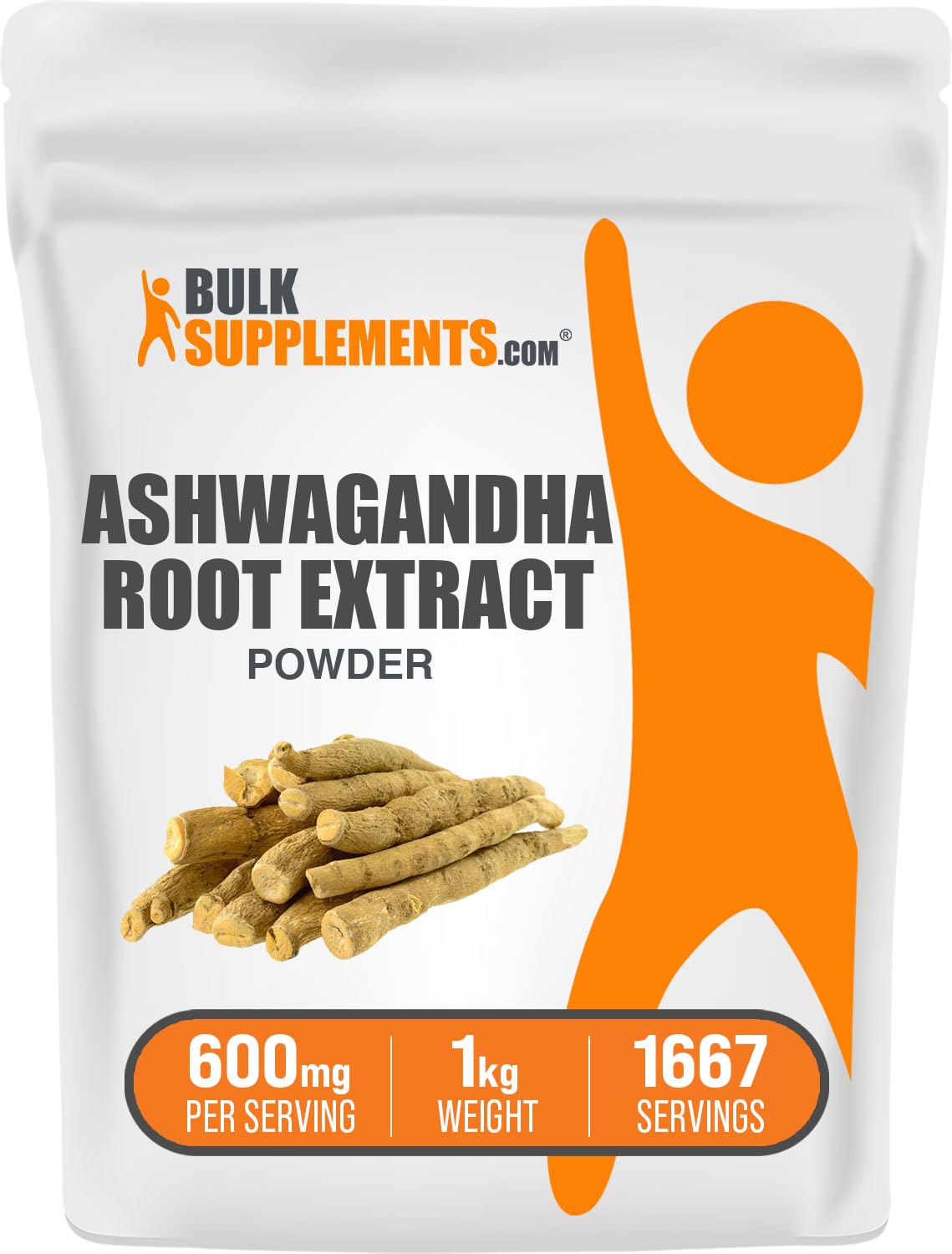 BulkSupplements Ashwagandha Root Extract Powder, 35.27 Ounce