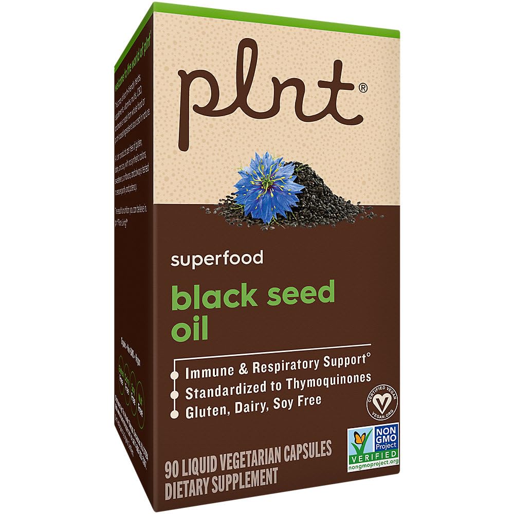 plnt Black Seed Oil Capsules 90