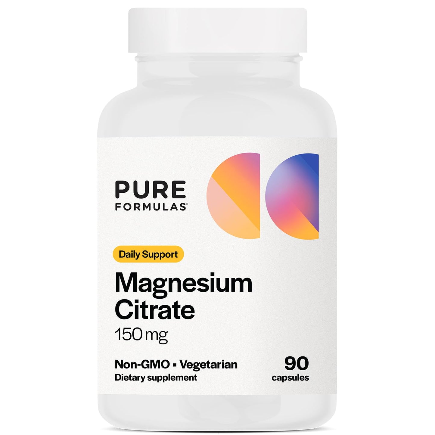 PureFormulas Magnesium Citrate Capsules, 90 Capsules