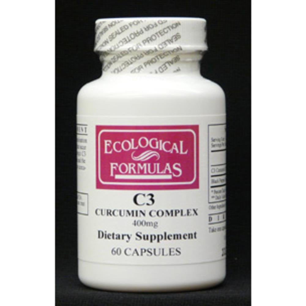 Ecological Formulas C3 Curcumin Complex 400 mg Capsules, 60 Count