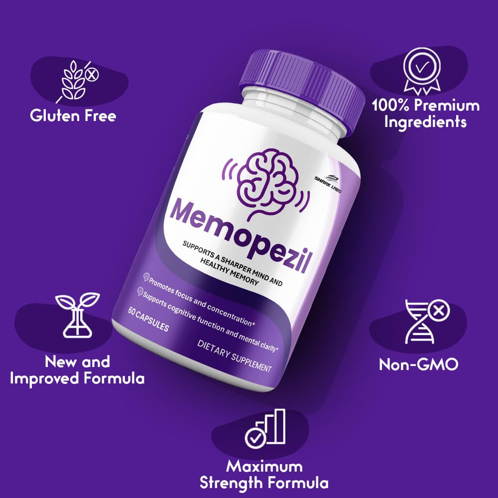 Shark Labs Memopezil Capsules 60 Count