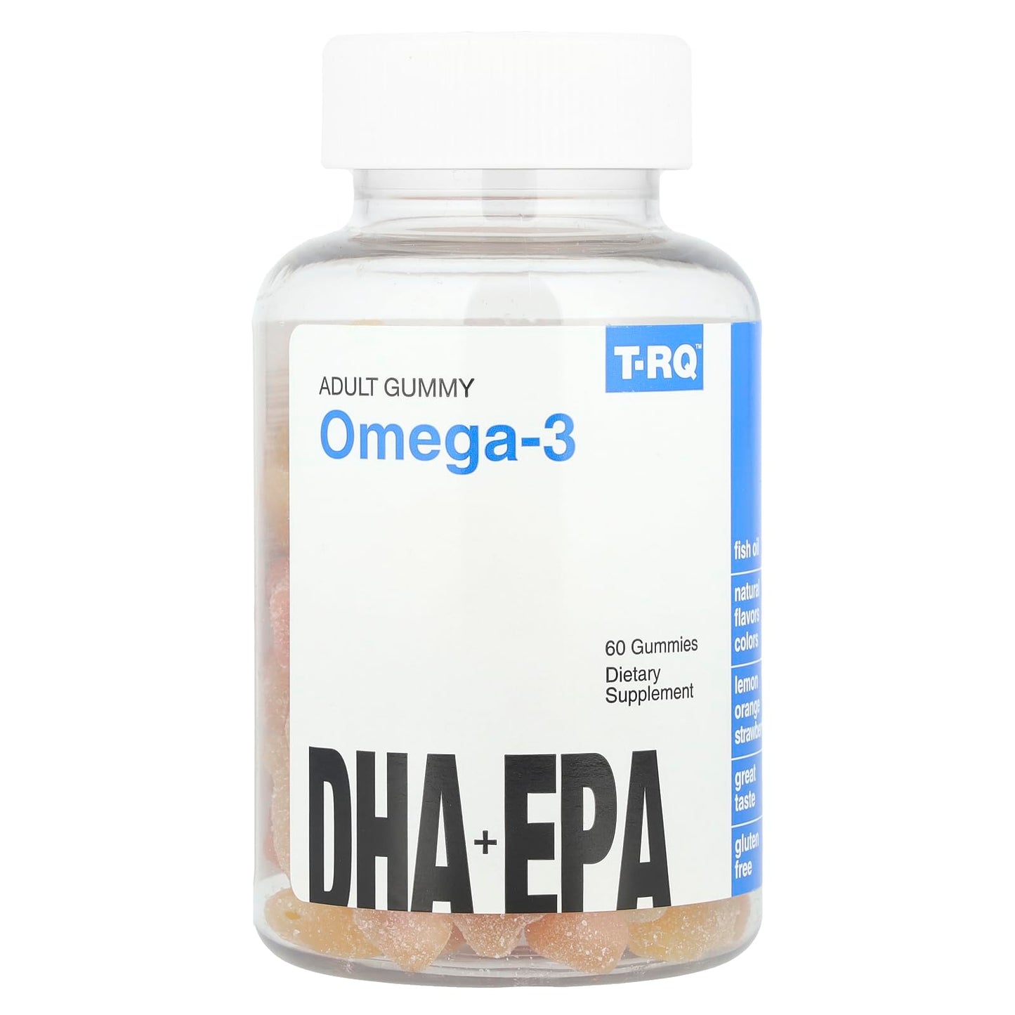 T.RQ Omega-3 Gummy Dietary Supplement, 60 Count
