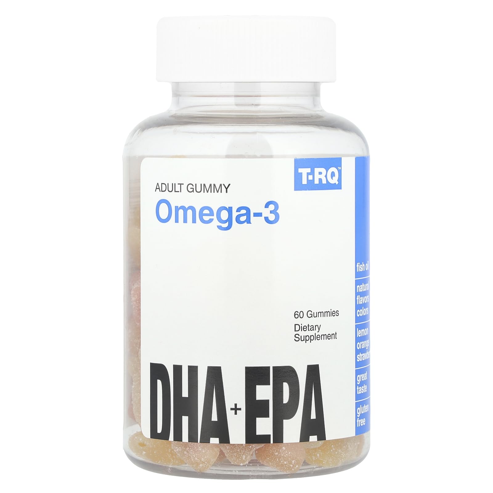 T.RQ Omega-3 Gummy Dietary Supplement, 60 Count