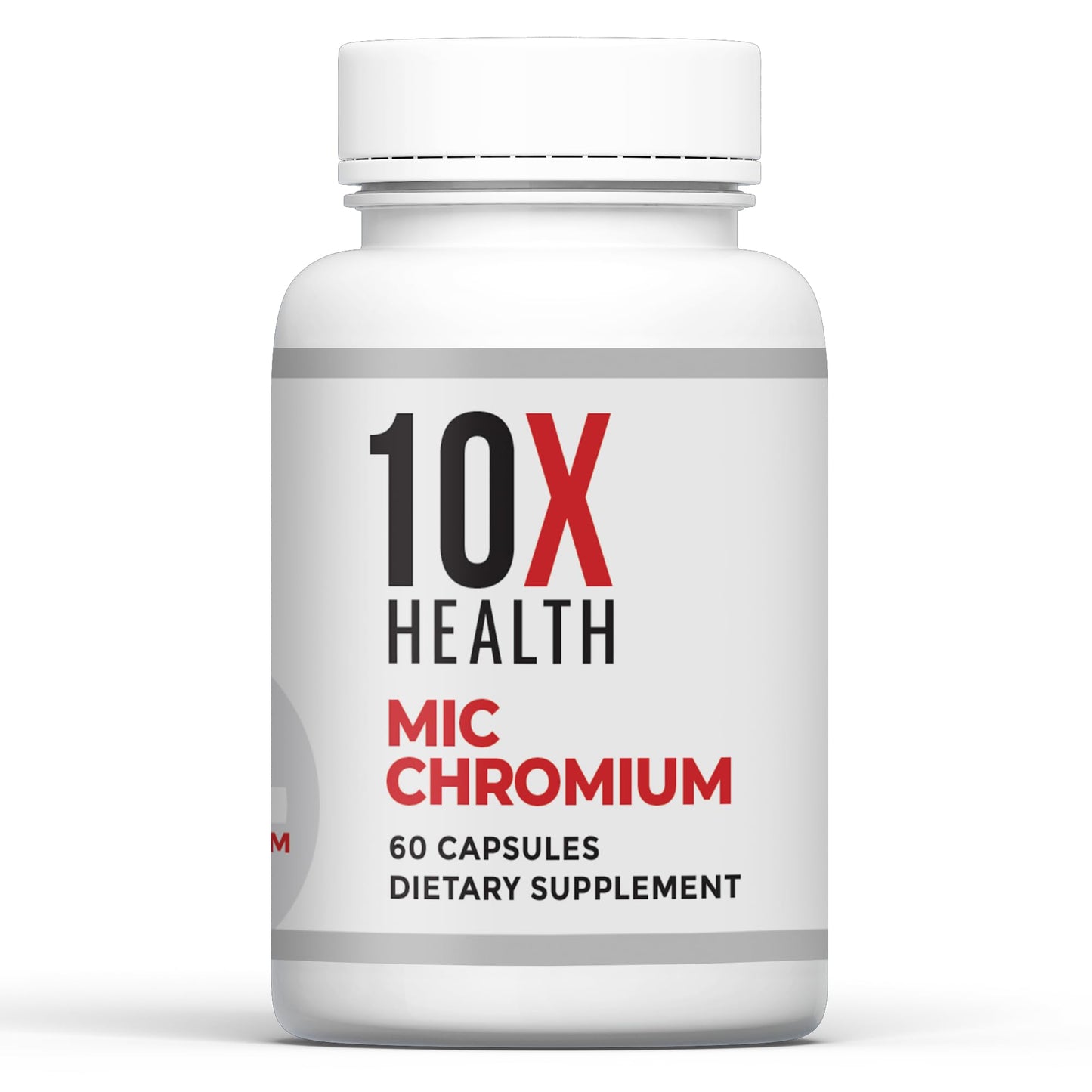10X Health System MIC Chromium Supplements Capsules 60 Count