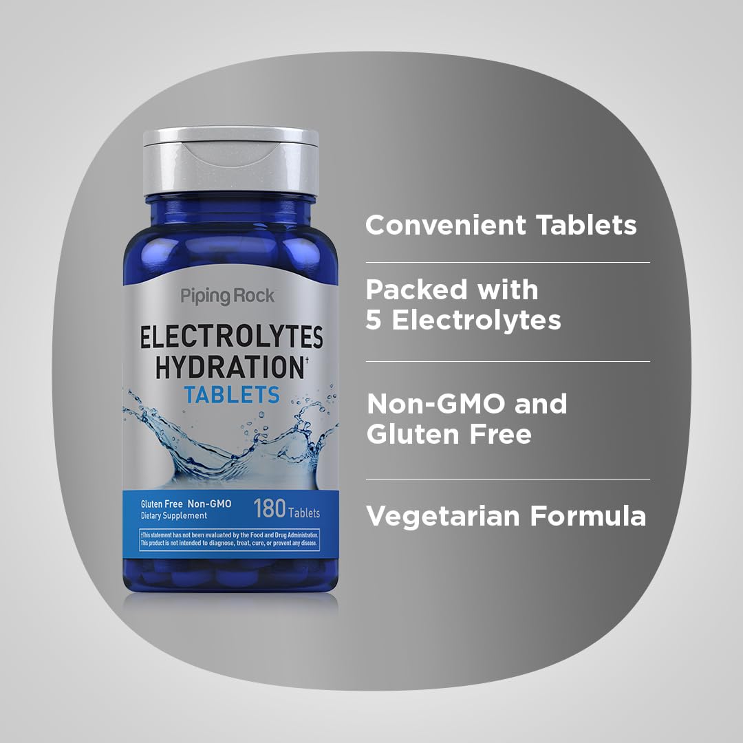 Piping Rock Electrolyte Tablets 180 Count
