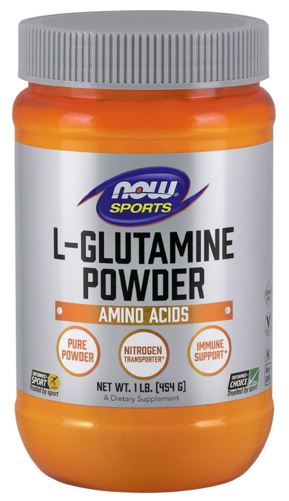 NOW Foods L-Glutamine Powder 16 oz