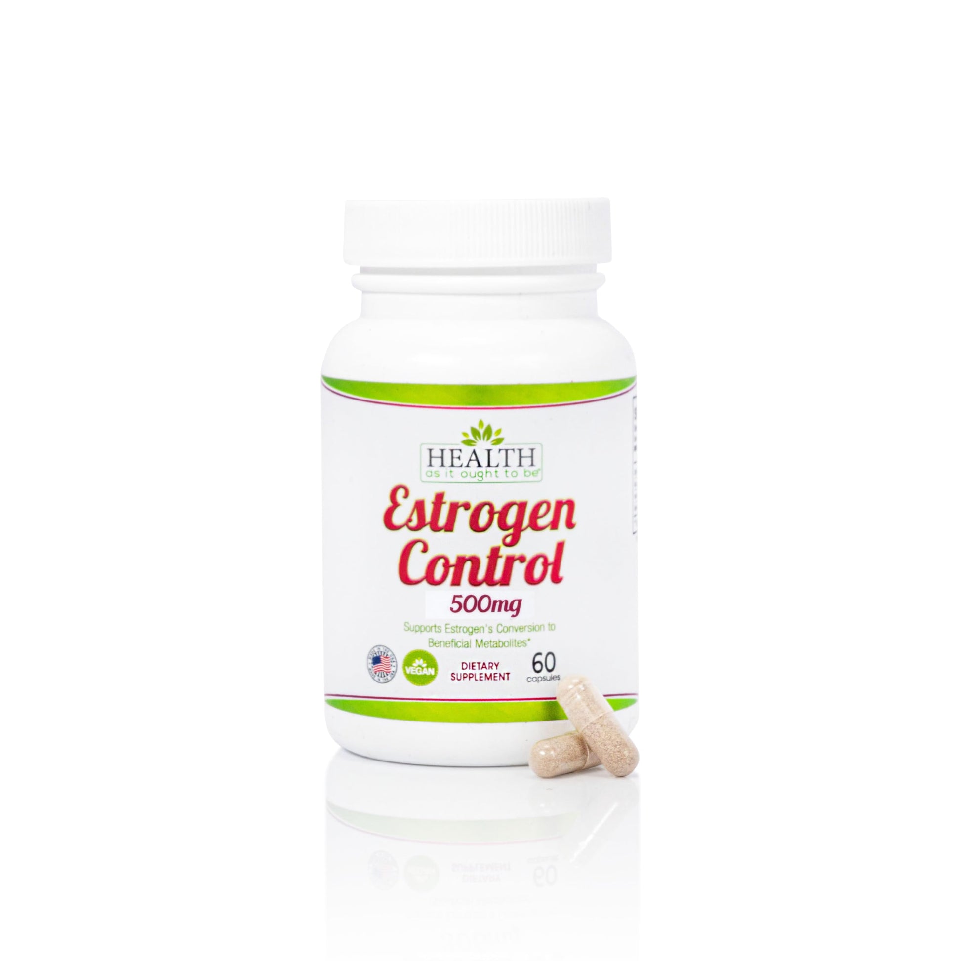 Health As It Ought To Be Estrogen Control Supplement 60 Capsules
