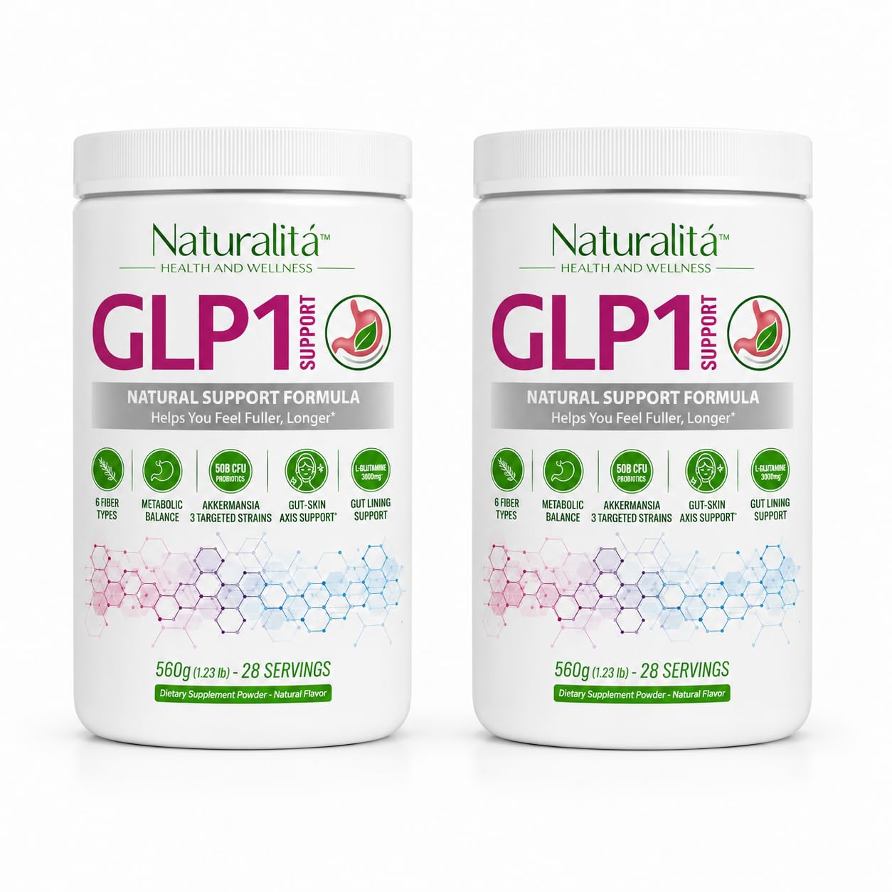 Naturalitá Health and Wellness Naturalita Fiber Powder, Psyllium Husk, Prebiotics, Powder, 39.5 oz