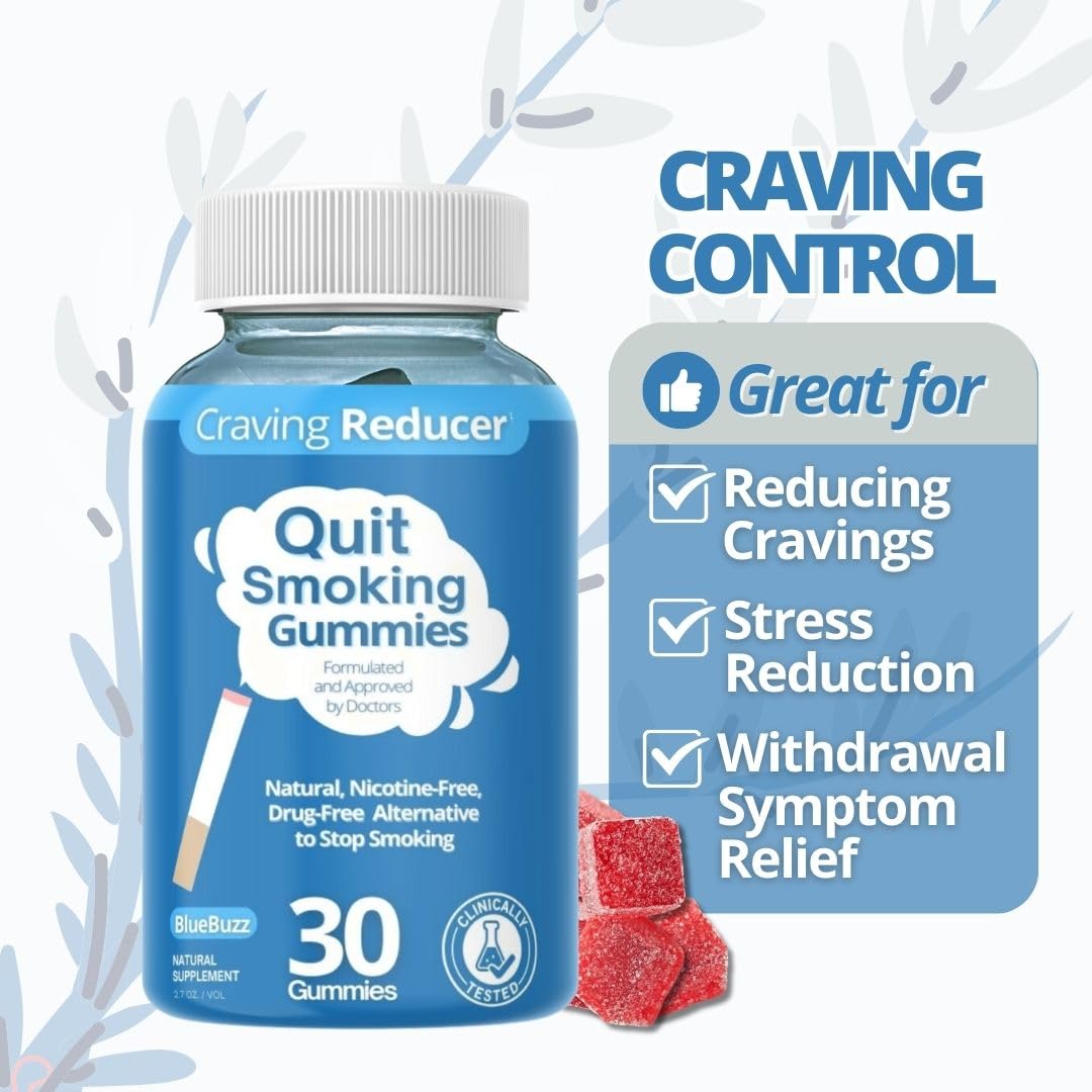 Drop The Craving Before & After Quit Dual Support Gummies, 30 Gummies