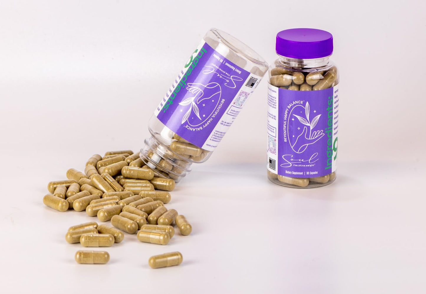 Beyoutiful Happy Balance Soul Dietary Supplement Weight Loss & Appetite Suppressant Metabolism Support Capsule 60 Count