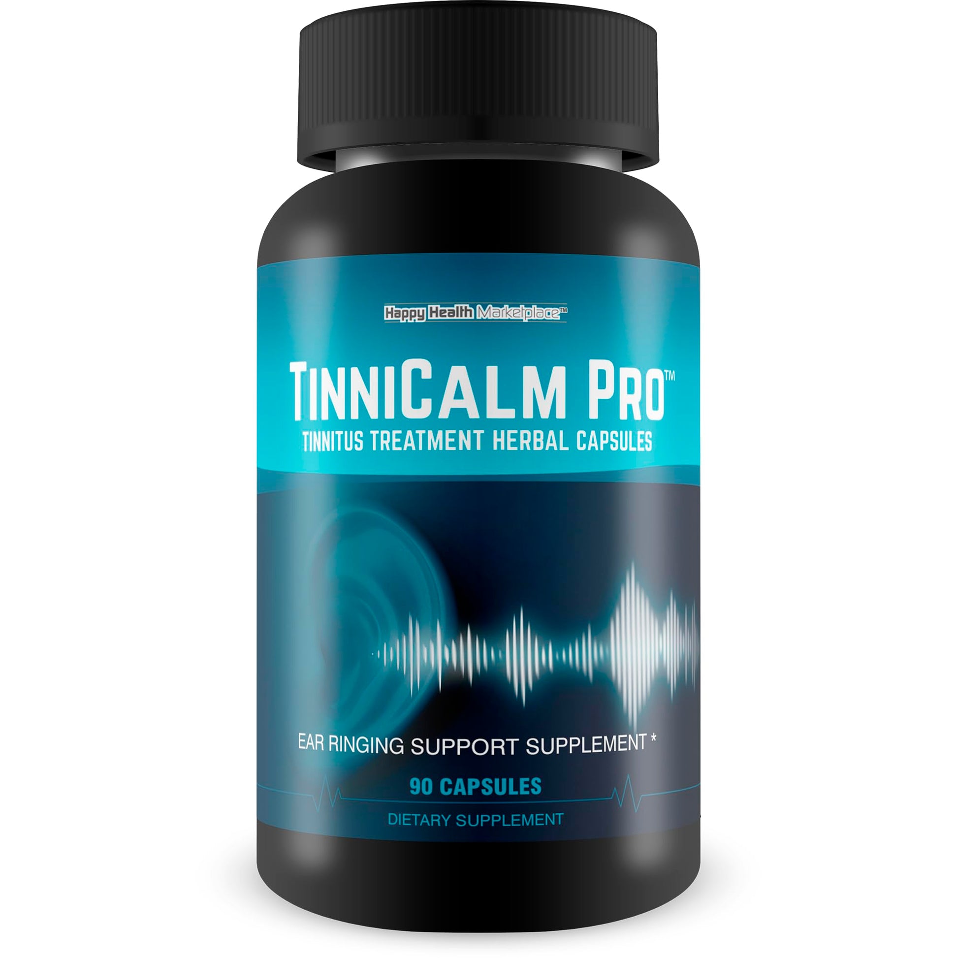 Happy Health Marketplace TinniCalm Pro Tinnitus Relief Capsules, 90 Count