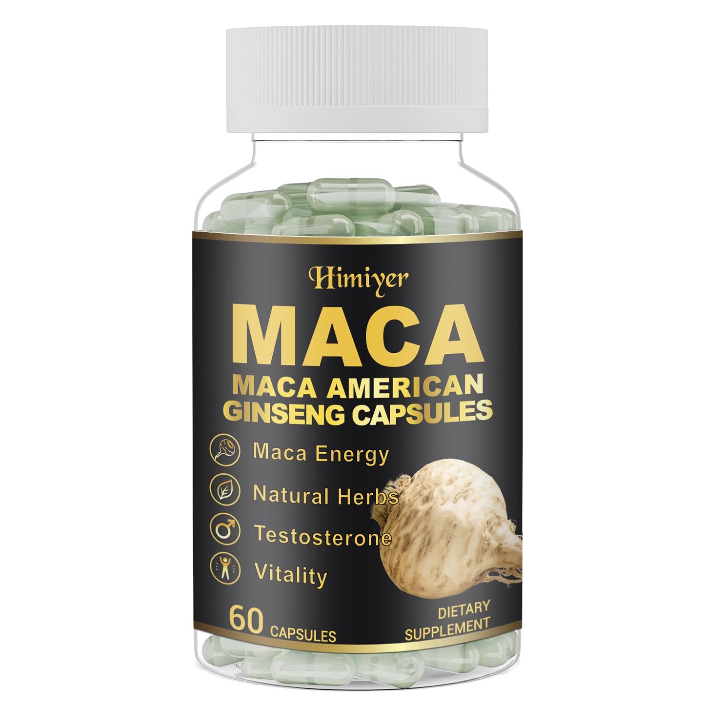 Himiyer Daily Male Nutritional Supplements Capsules, 60 Capsules