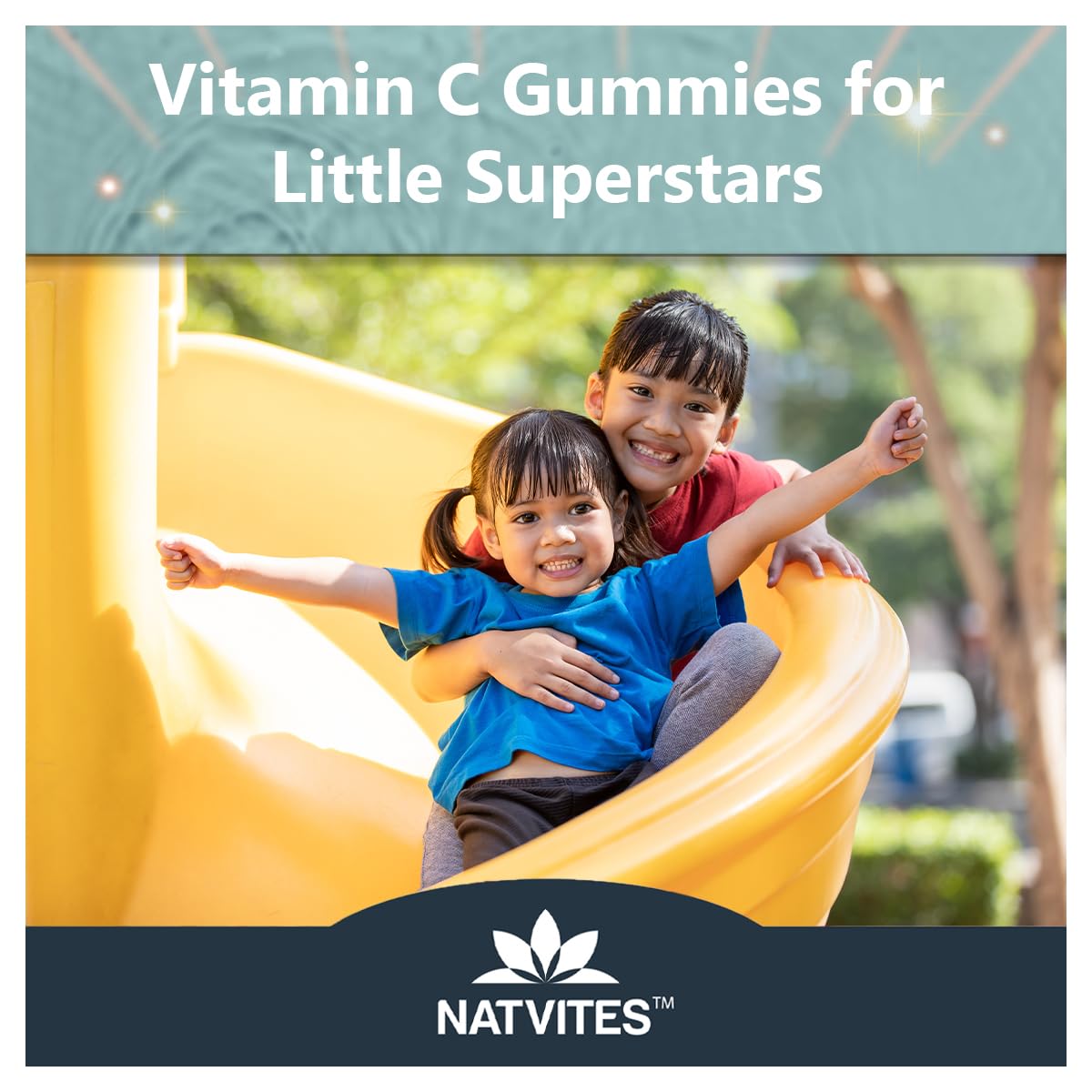 Natvites Kids Vitamin C Gummies 120 Count