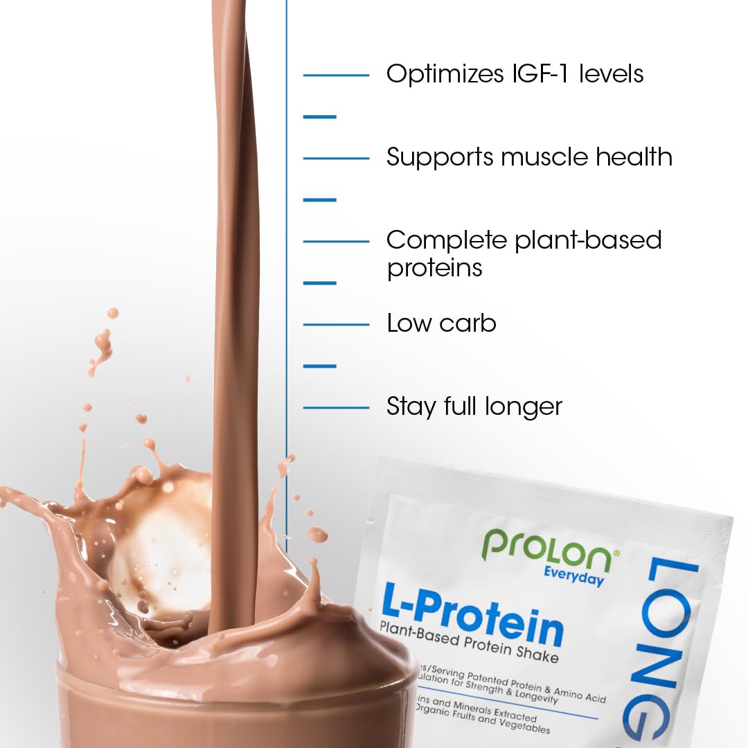 Prolon Longevity Plant Based Protein Powder Protein Powder 12 Packets