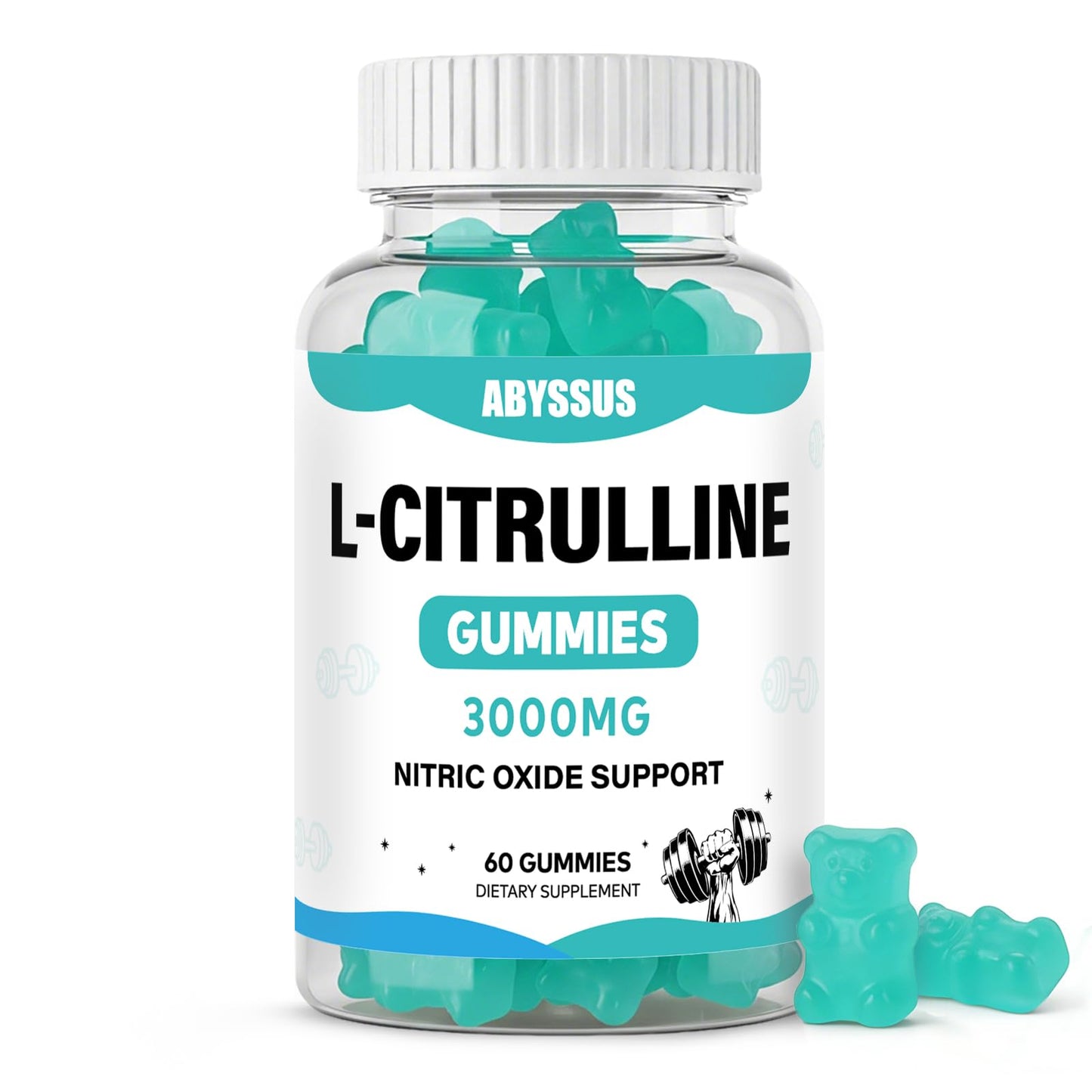 ABYSSUS L-Citrulline Gummies for Men 3000mg, Gummy, 60 Count