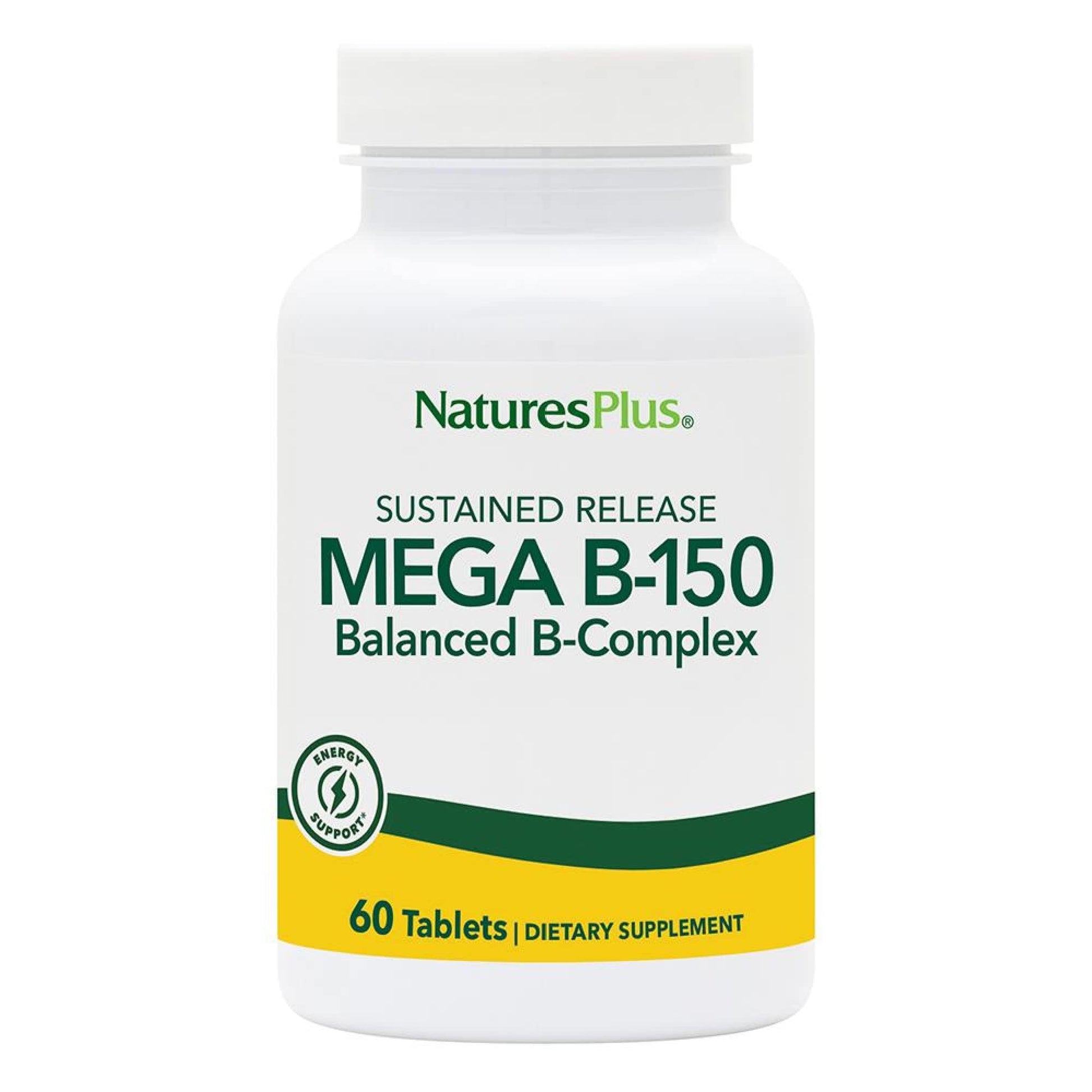 NaturesPlus Mega B-150 Complex Tablets, 60 Count