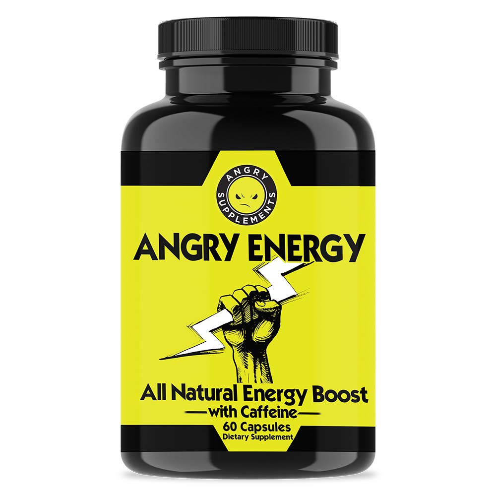 Angry Supplements Angry Energy Caffeine Capsules, 60 Capsules