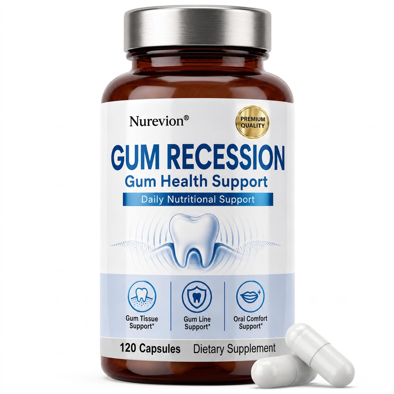 Nurevion Gum Restore Capsules, 120 Count