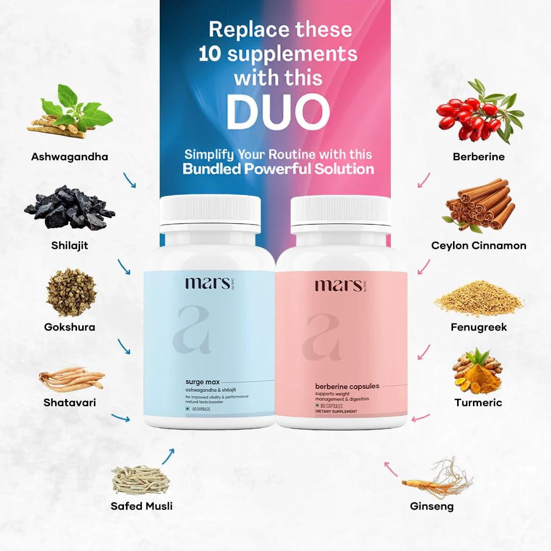 Mars by GHC AshwaBurn Bundle 240 Capsules