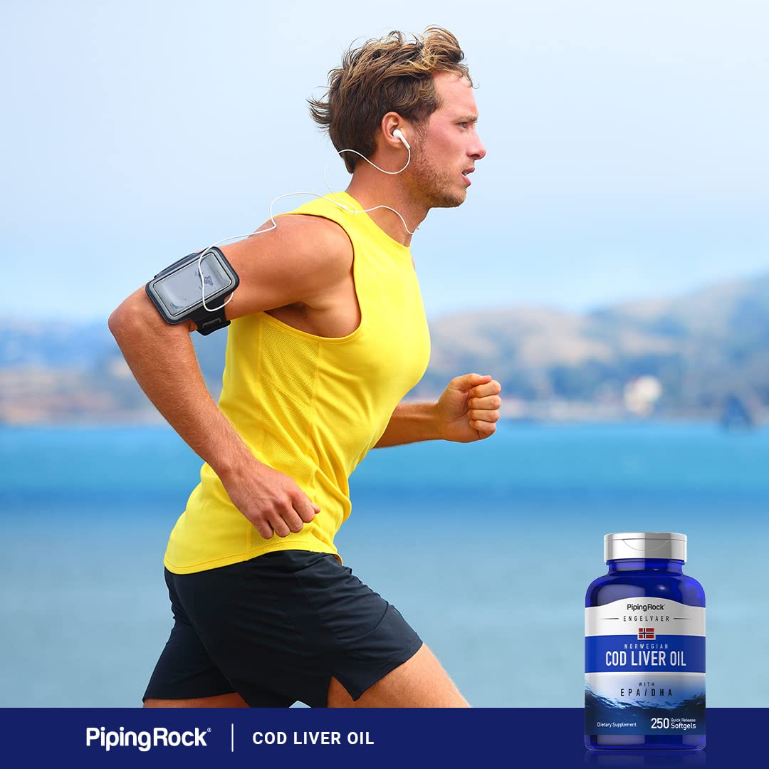 Piping Rock Cod Liver Oil Softgels 250
