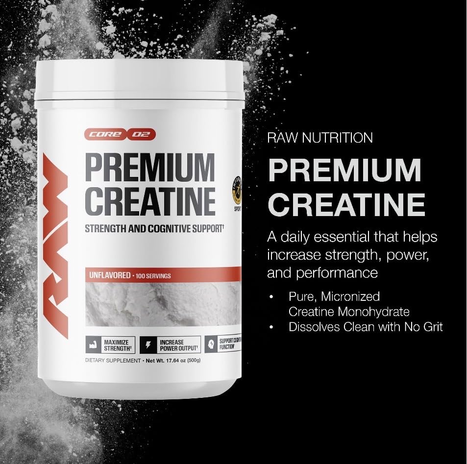 Generic Creatine Monohydrate Powder, Unflavored Micronized, 18