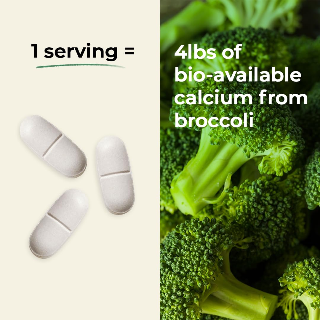 PlantFusion Organic Vegan Calcium Tablets, 180