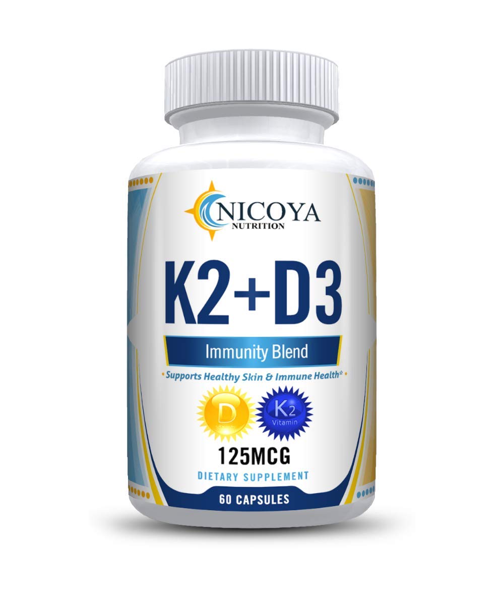 Nicoya Nutrition Vitamin K2 D3 5,000 IU Softgels, 60 count