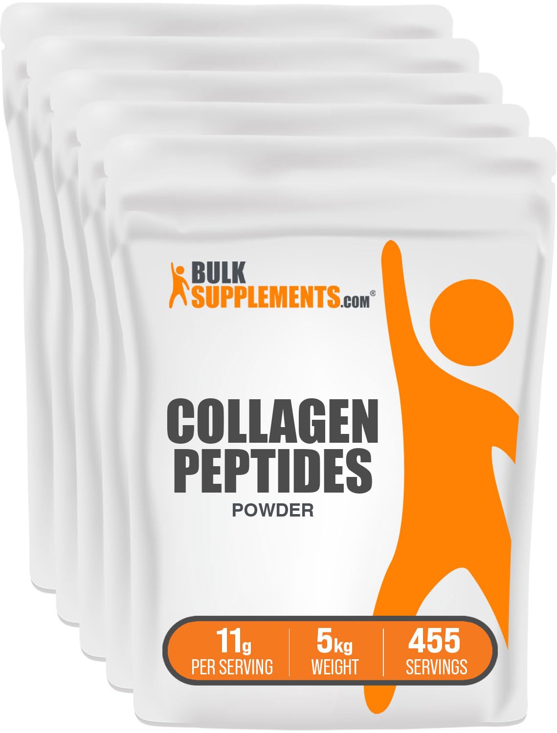 BulkSupplements Collagen Peptides Powder – 176 Servings
