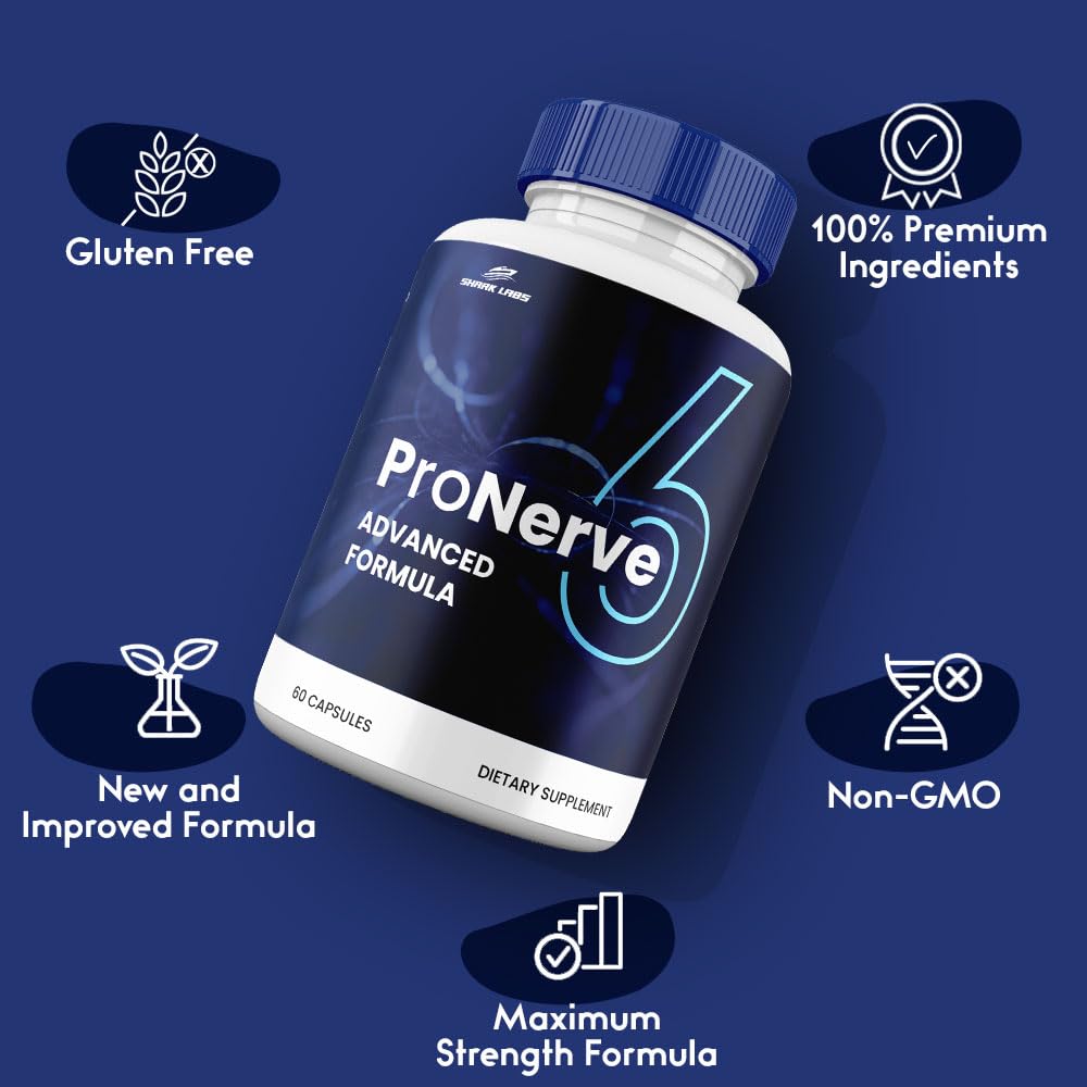 Shark Labs Pro Nerve 6 Cognitive, 60 Capsules