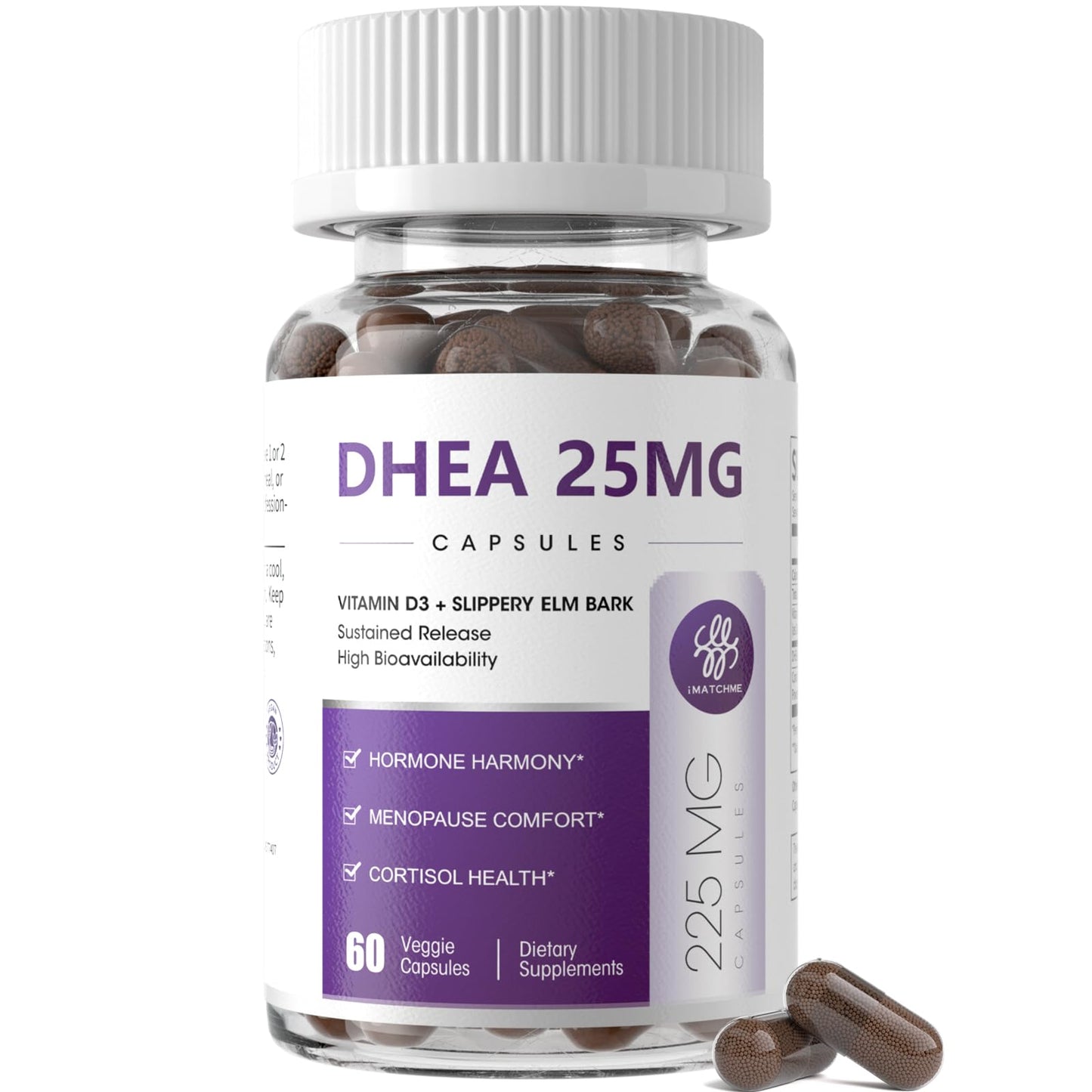 iMATCHME DHEA 25mg Capsule, 60 Count