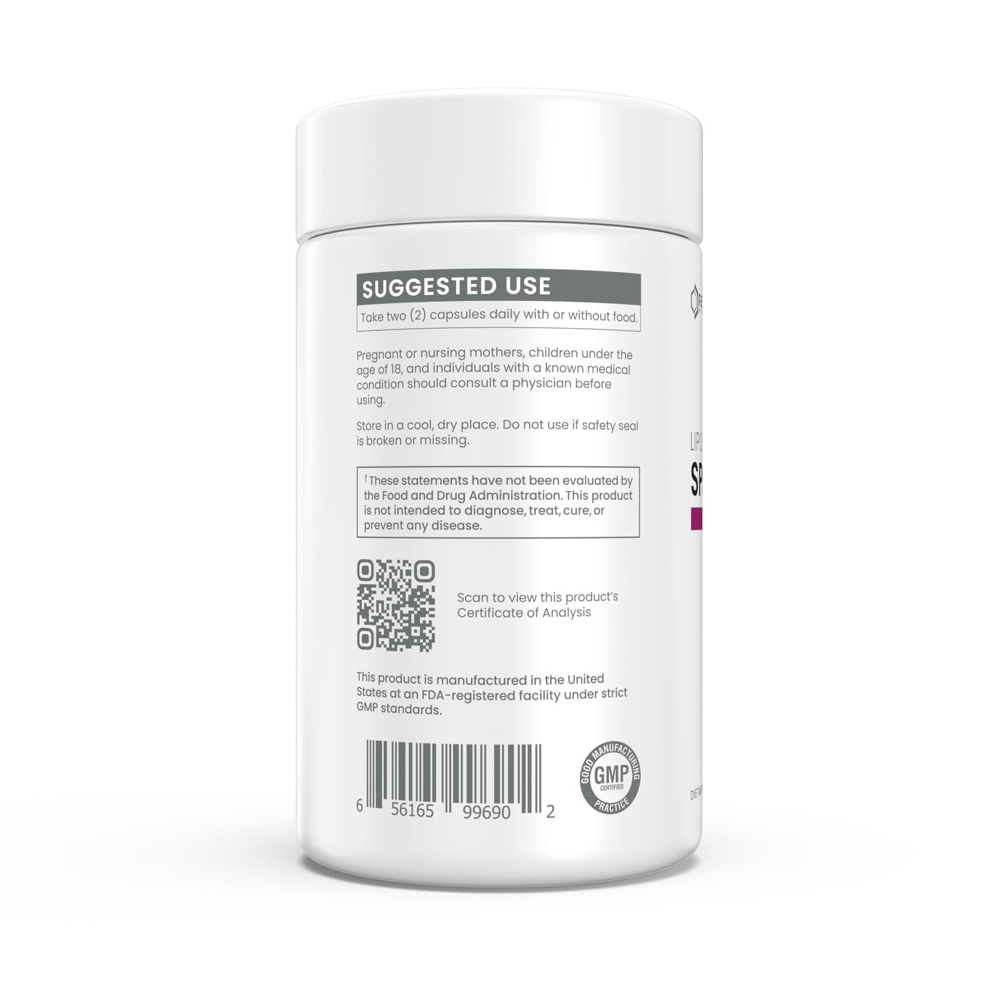 Renue By Science Spermidine Liposomal Supplements for Women and Men Capsule, 90 Count