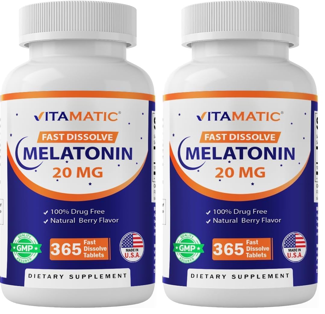 Vitamatic Melatonin 20 mg Tablets, 730 Tablets