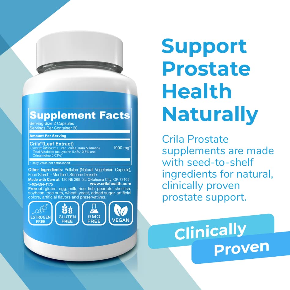 CRILA Saw Palmetto Alternative 120 Capsules