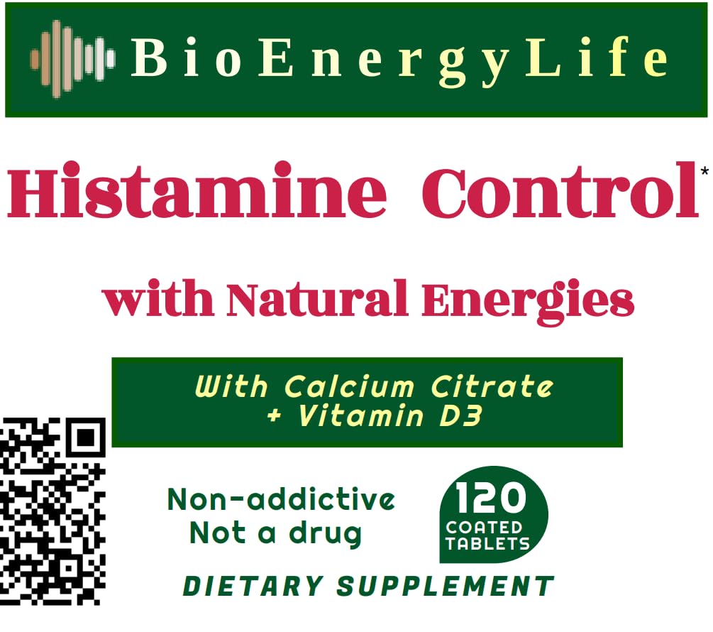 BioEnergyLife Histamine Control with Natural Energies Tablet, 120 Tablets