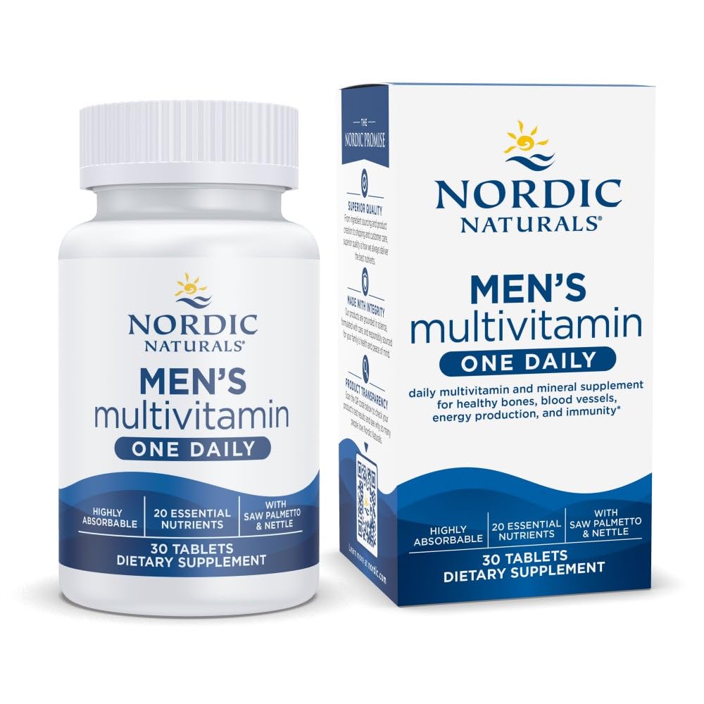 Nordic Naturals Men’s Multivitamin One Daily, 30 Tablets